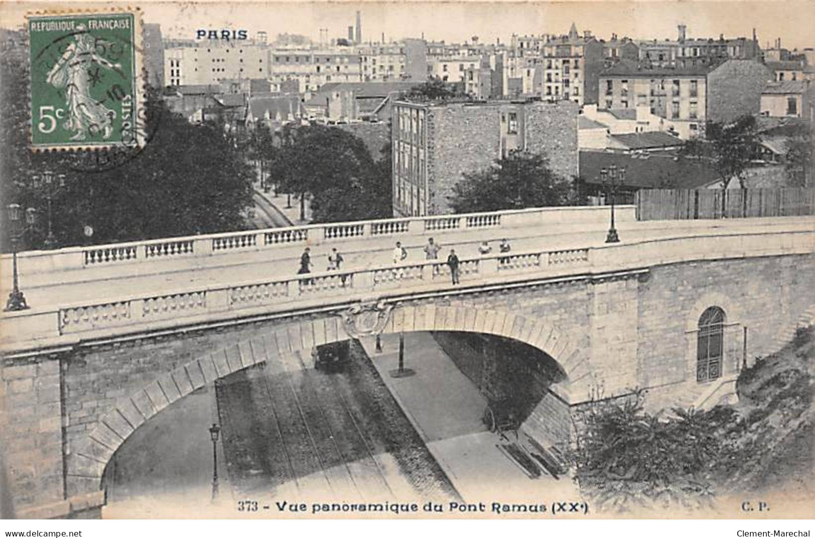 PARIS - Vue Panoramique Du Pont Ramus - Très Bon état - Arrondissement: 20
