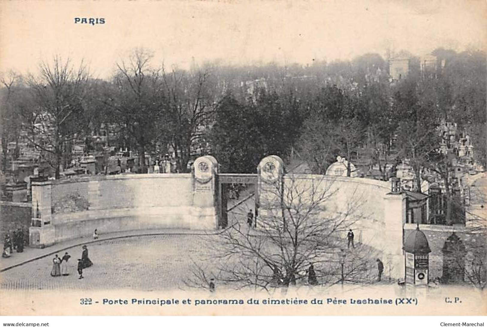 PARIS - Porte Principale Et Panorama Du Cimetière Du Père Lachaise - Très Bon état - Paris (20)