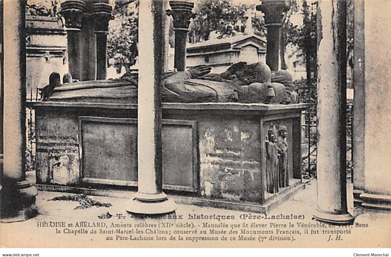 PARIS - Père Lachaise - Tombeaux Historiques - HELOISE Et ABELARD - Très Bon état - District 20