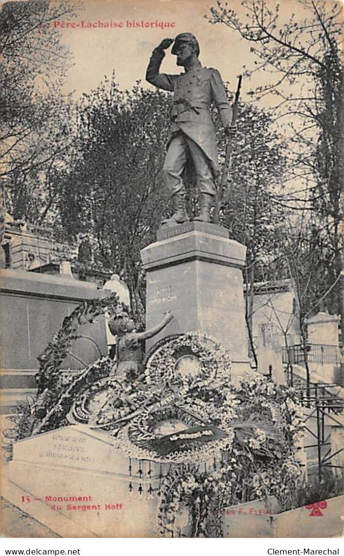 PARIS - Le Père Lachaise Historique - Monument Du Sergent HOFF - F. Fleury - Très Bon état - Paris (20)