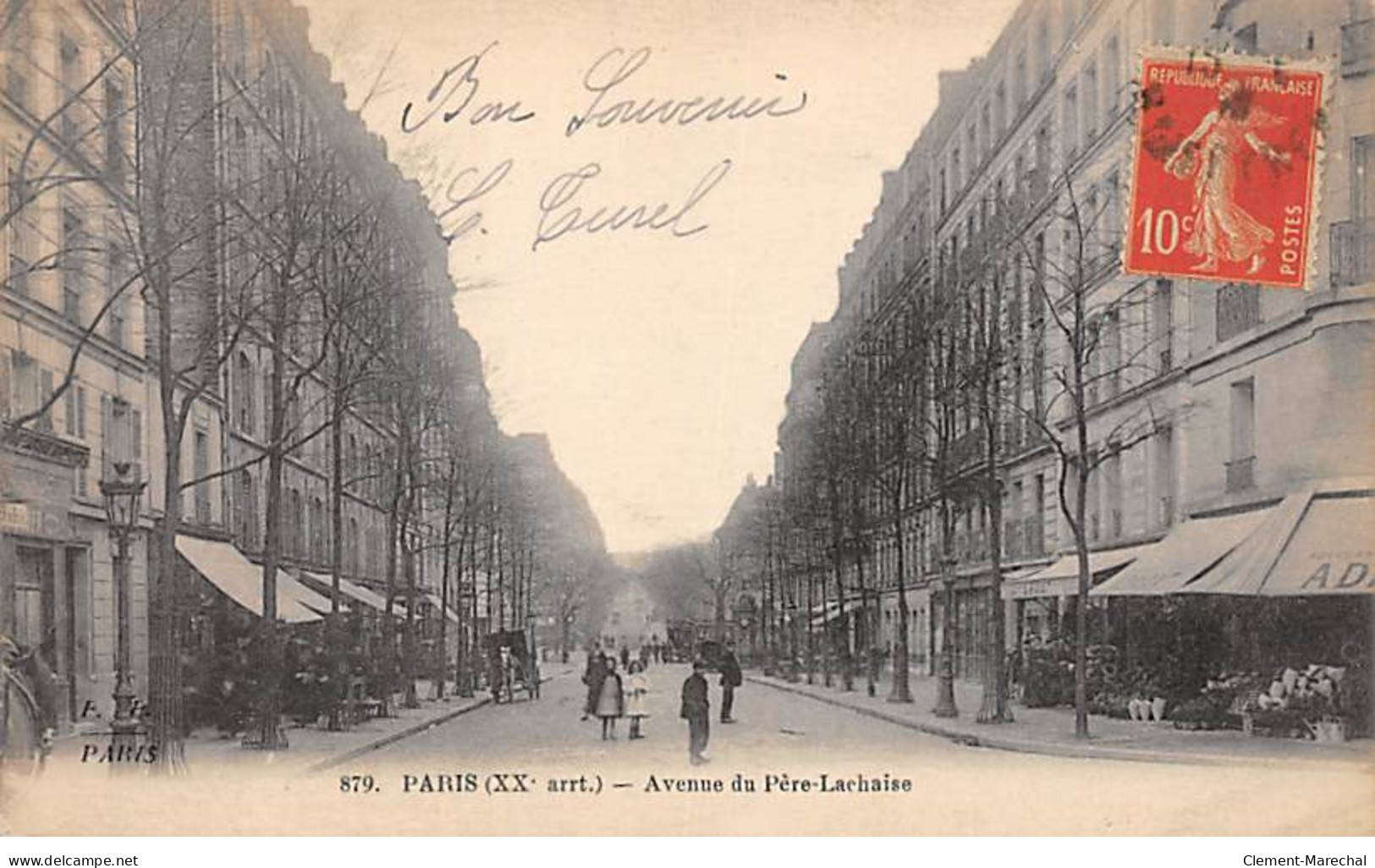 PARIS - Avenue Du Père Lachaise - Très Bon état - Arrondissement: 20