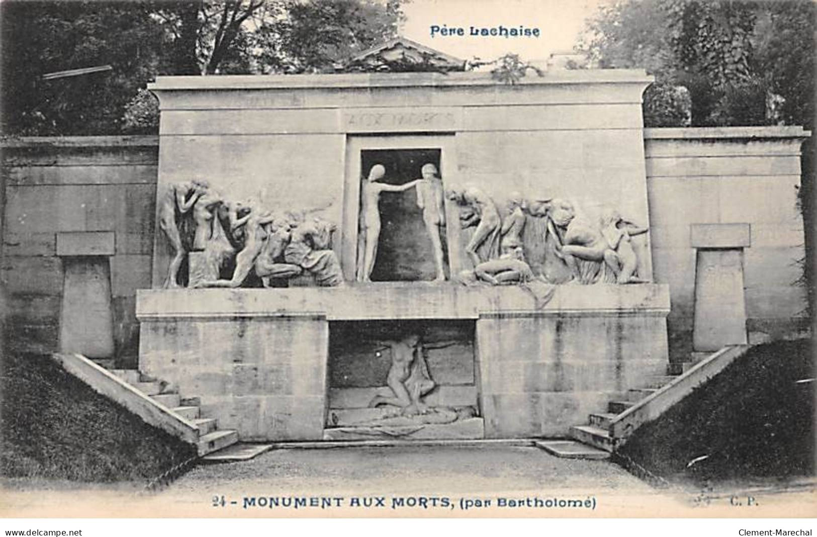 PARIS - Père Lachaise - Monument Aux Morts, Par Bartholomé - Très Bon état - District 20