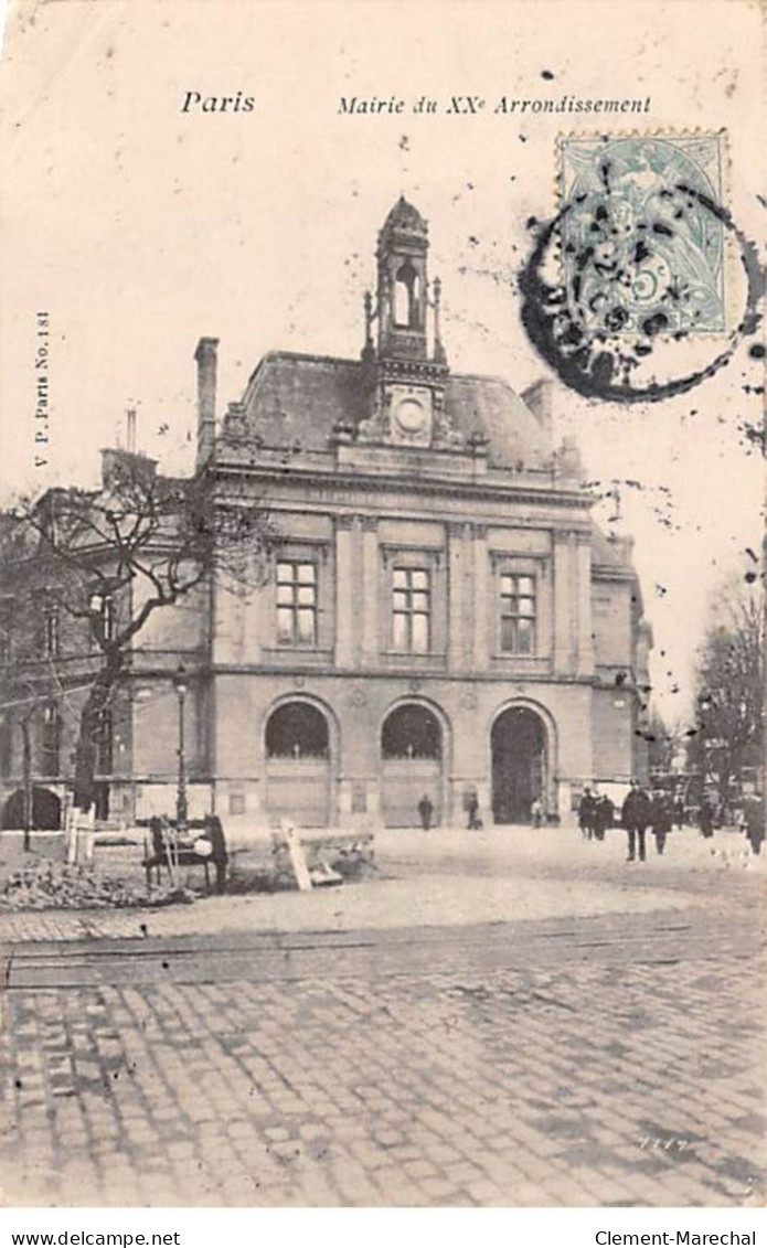 PARIS - Mairie Du XXe Arrondissement - état - District 20