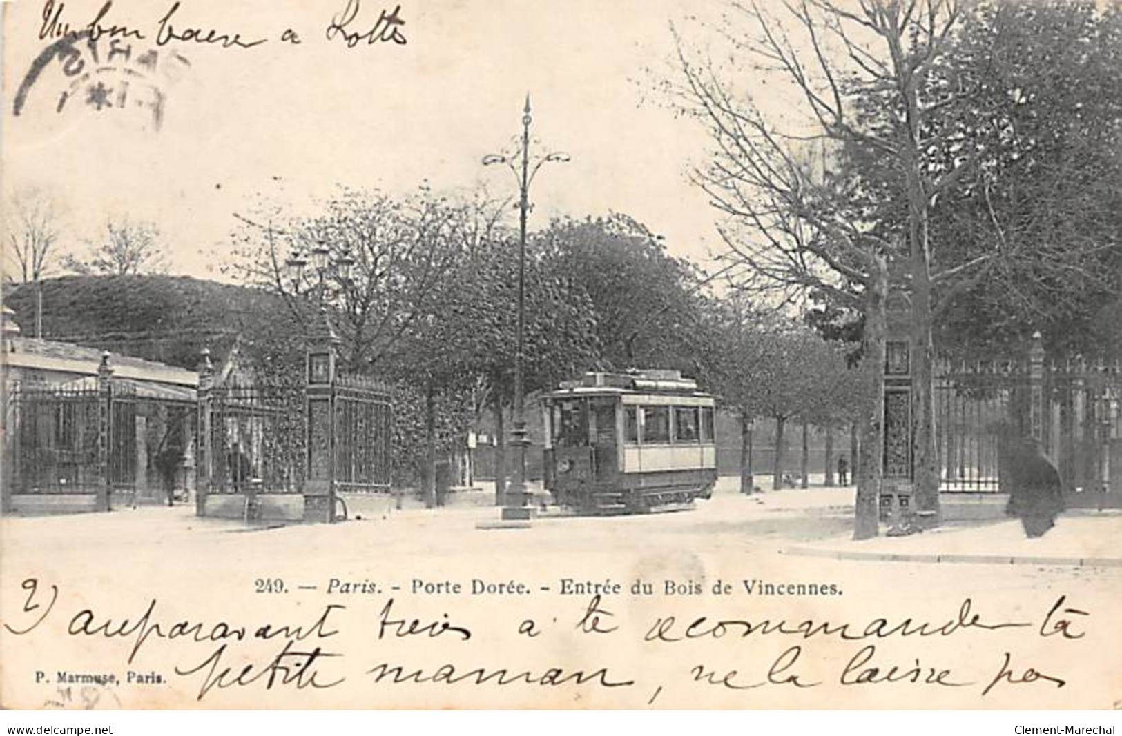 PARIS - Porte Dorée - Entrée Du Bois De Vincennes - Très Bon état - District 19