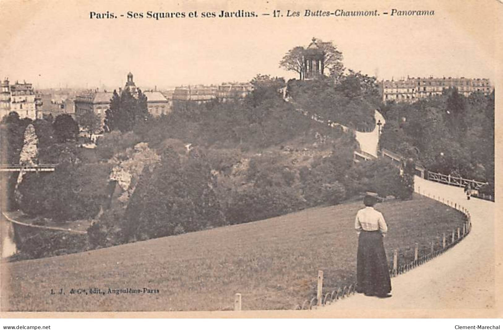 PARIS - Ses Squares Et Ses Jardins - Les Buttes Chaumont - Panorama - Très Bon état - Paris (19)