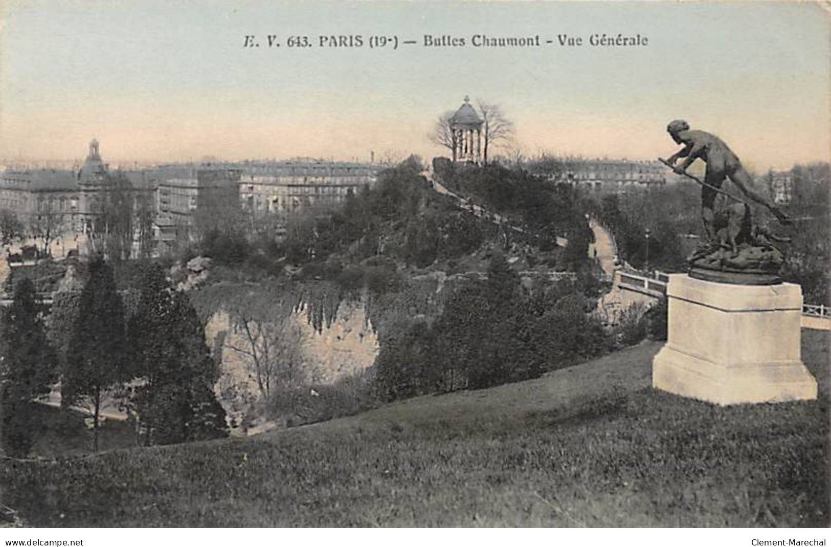 PARIS - Buttes Chaumont - Vue Générale - Très Bon état - Arrondissement: 19