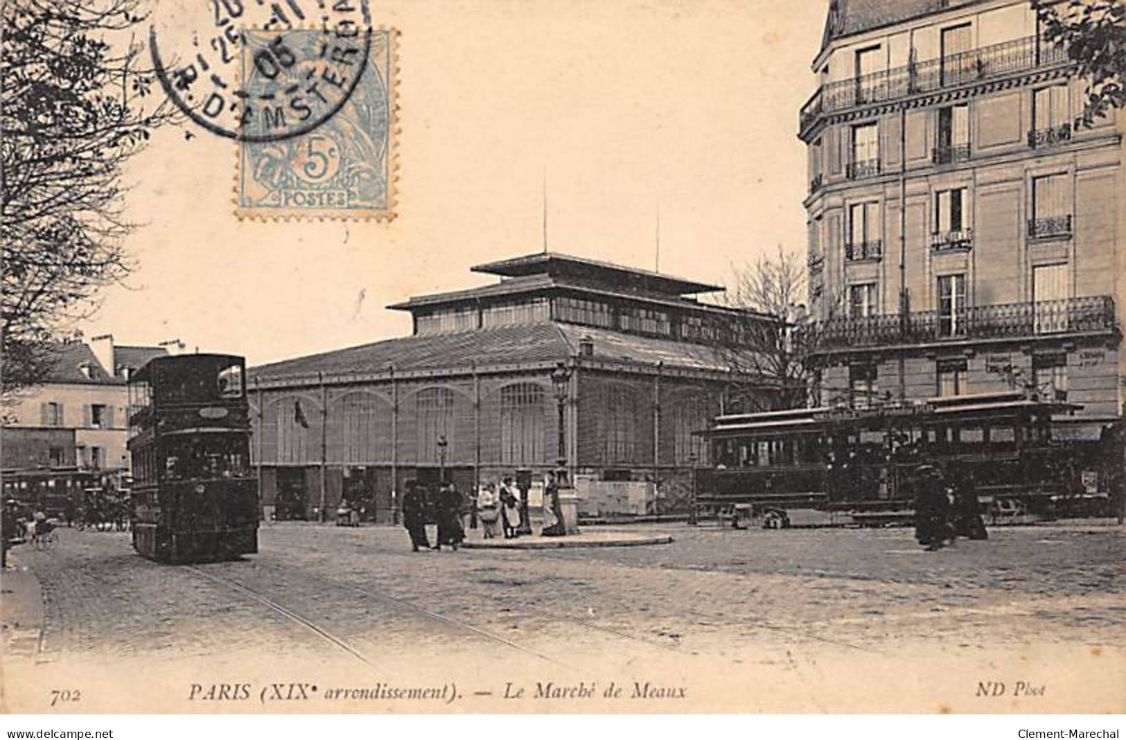 PARIS - Le Marché De Meaux - Très Bon état - Distretto: 19