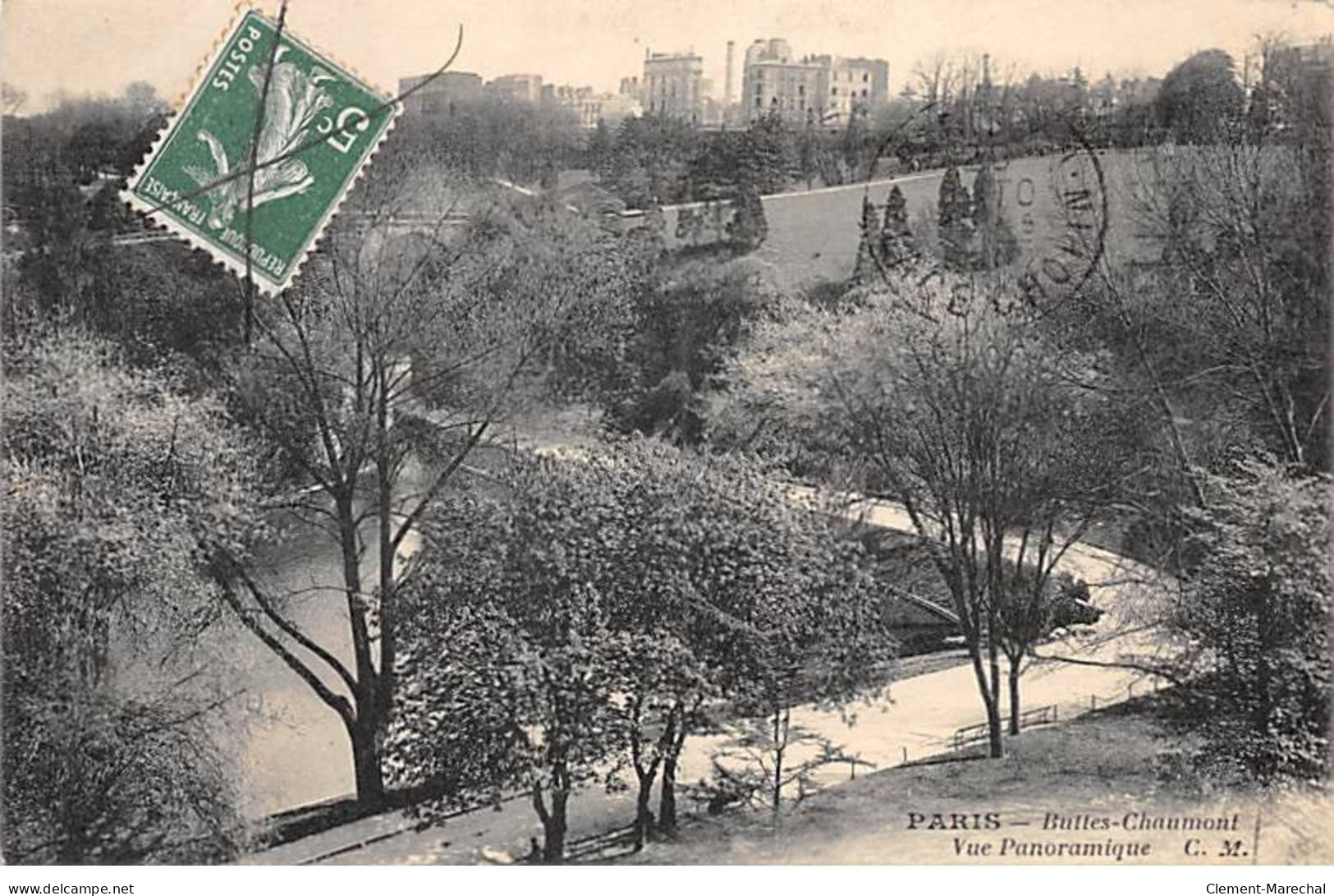 PARIS - Buttes Chaumont - Vue Panoramique - Très Bon état - District 19