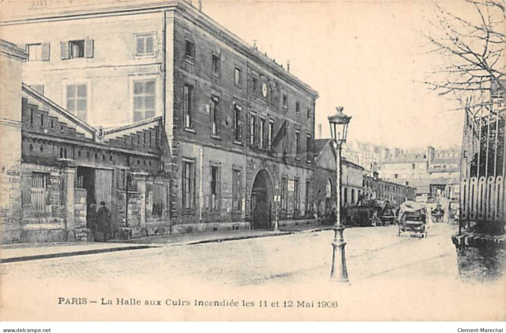 PARIS - La Halle Aux Cuirs Incendiée Les 11 Et 12 Mai 1906 - Très Bon état - District 19