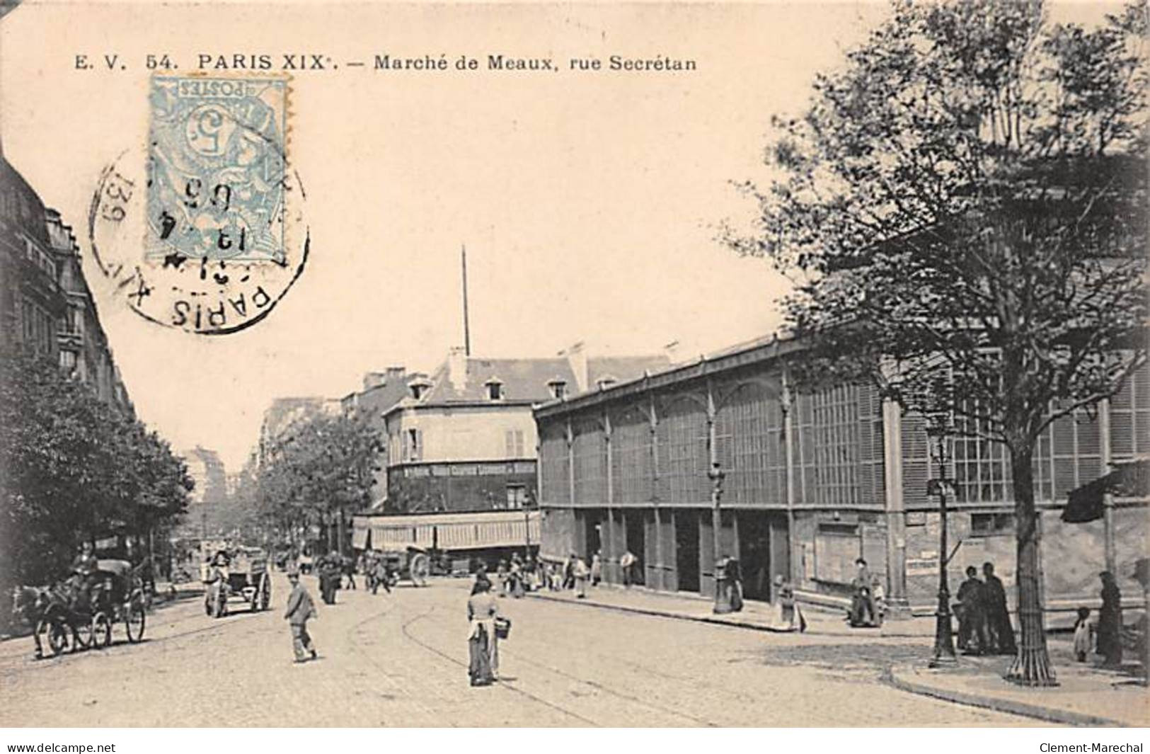 PARIS - Marché De Meaux - Rue Secrétan - Très Bon état - Distretto: 19