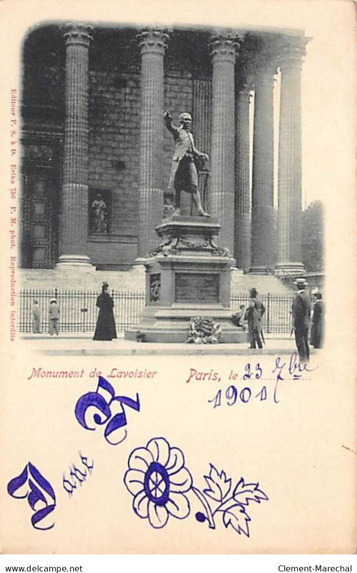 PARIS - Monument De Lavoisier - Très Bon état - Paris (08)