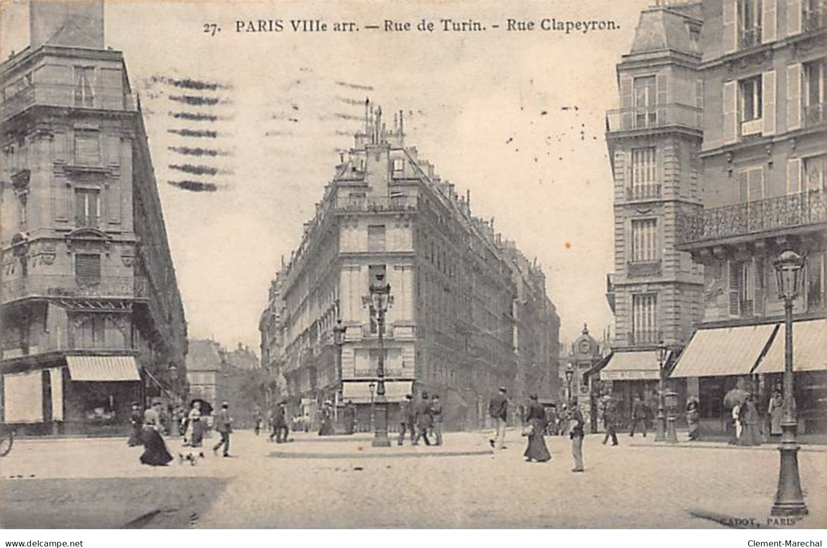 PARIS - Rue De Turin - Rue Clapeyron - état - Arrondissement: 08