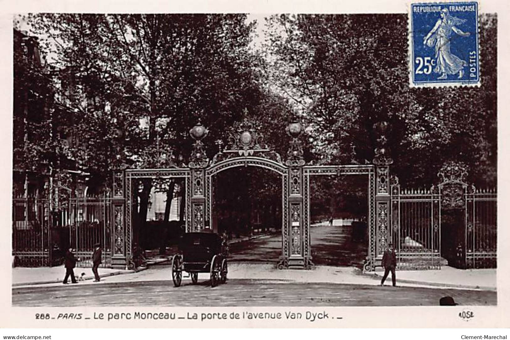 PARIS - Le Parc Monceau - La Porte De L'Avenue Van Dyck - Très Bon état - District 08