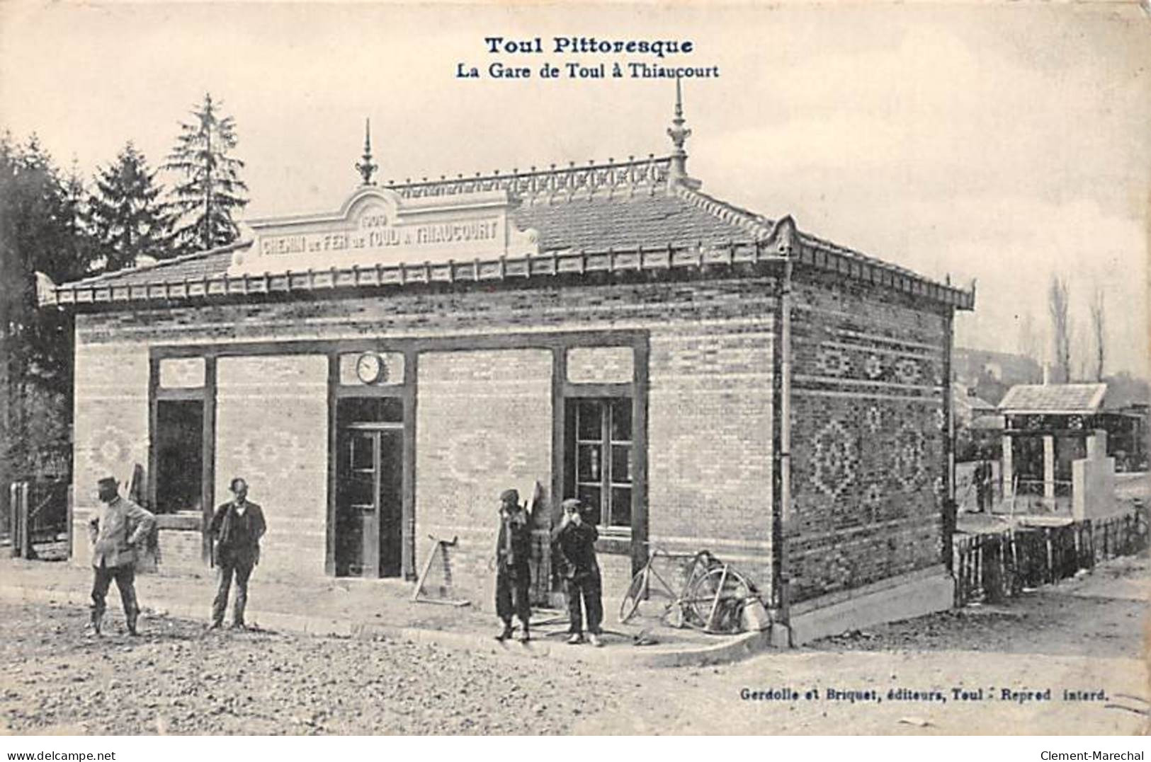 TOUL Pittoresque - La Gare De Toul à Thiaucourt - Très Bon état - Toul