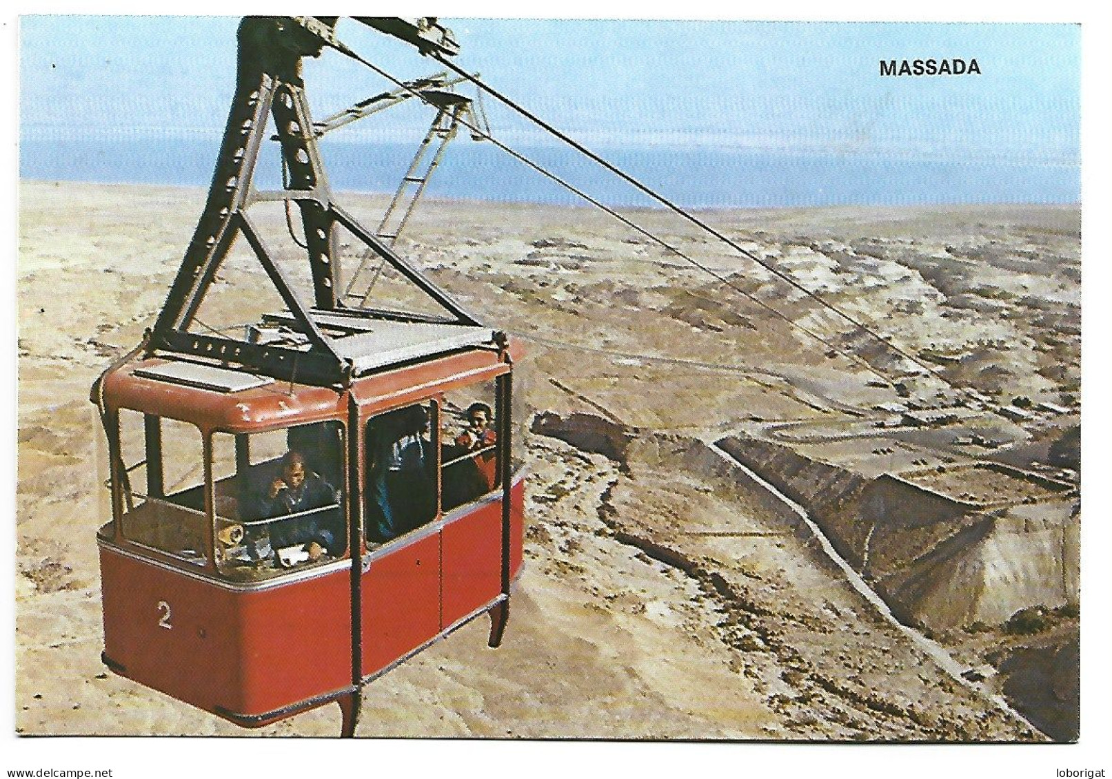 THE CABLEWAY / LE FUNICULAIRE.-  MASSADA / JERUSALEM.- ( ISRAEL ) - Israel