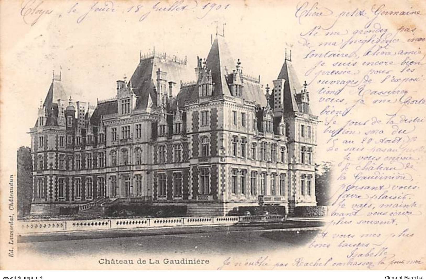Château De LA GAUDINIERE - Très Bon état - Autres & Non Classés