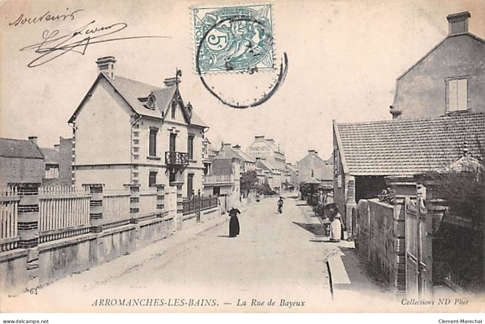 ARROMANCHES LES BAINS - La Rue De Bayeux - Très Bon état - Arromanches