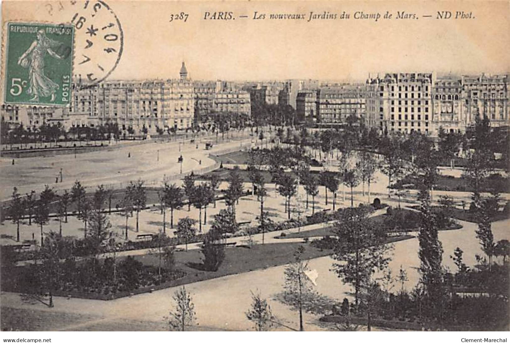 PARIS - Les Nouveaux Jardins Du Champ De Mars - Très Bon état - Arrondissement: 07