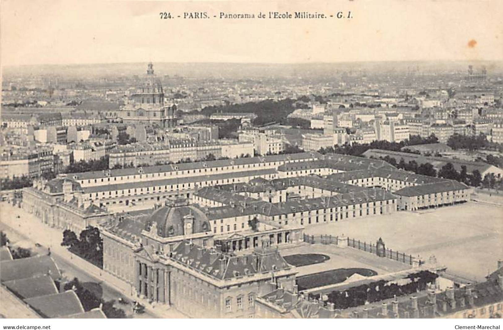 PARIS - Panorama De L'Ecole Militaire - Très Bon état - District 07