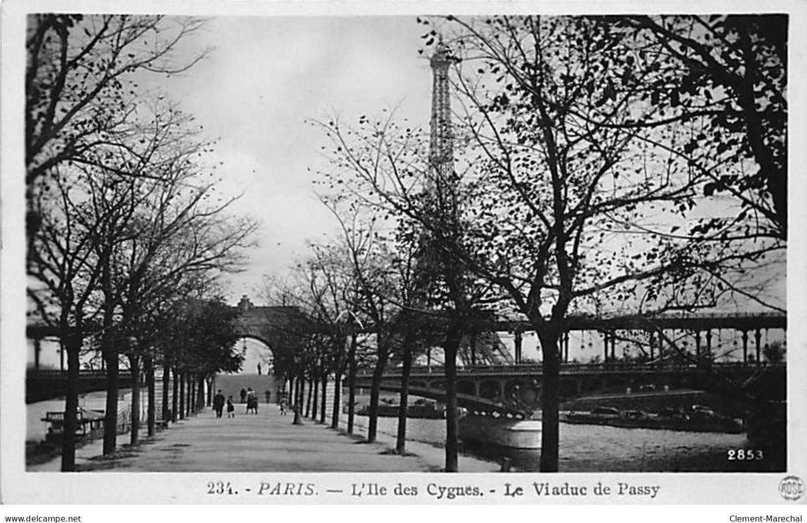 PARIS - L'Ile Des Cygnes - Le Viaduc De Passy - Très Bon état - Arrondissement: 07