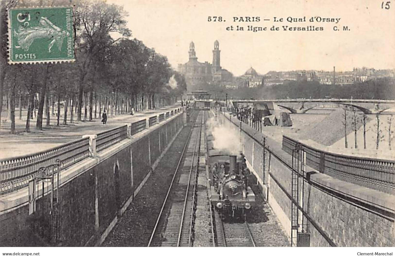 PARIS - Le Quai D'Orsay Et La Ligne De Versailles - Très Bon état - Distretto: 07