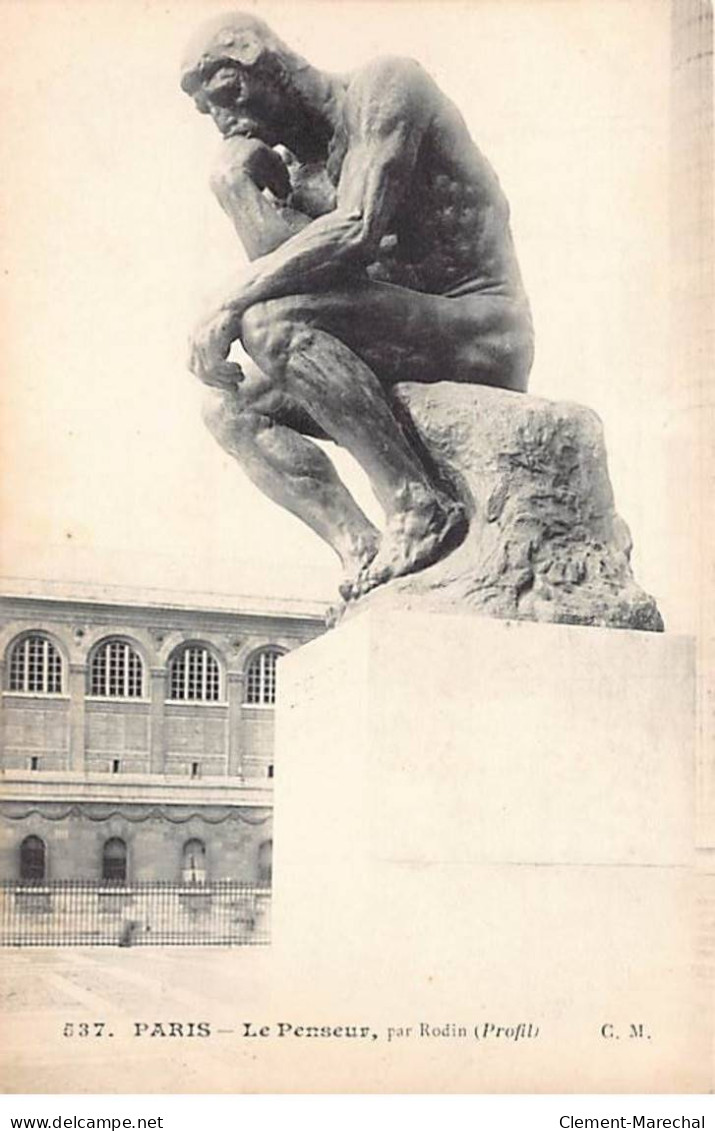 PARIS - Le Penseur, Par Rodin - Très Bon état - Distrito: 07