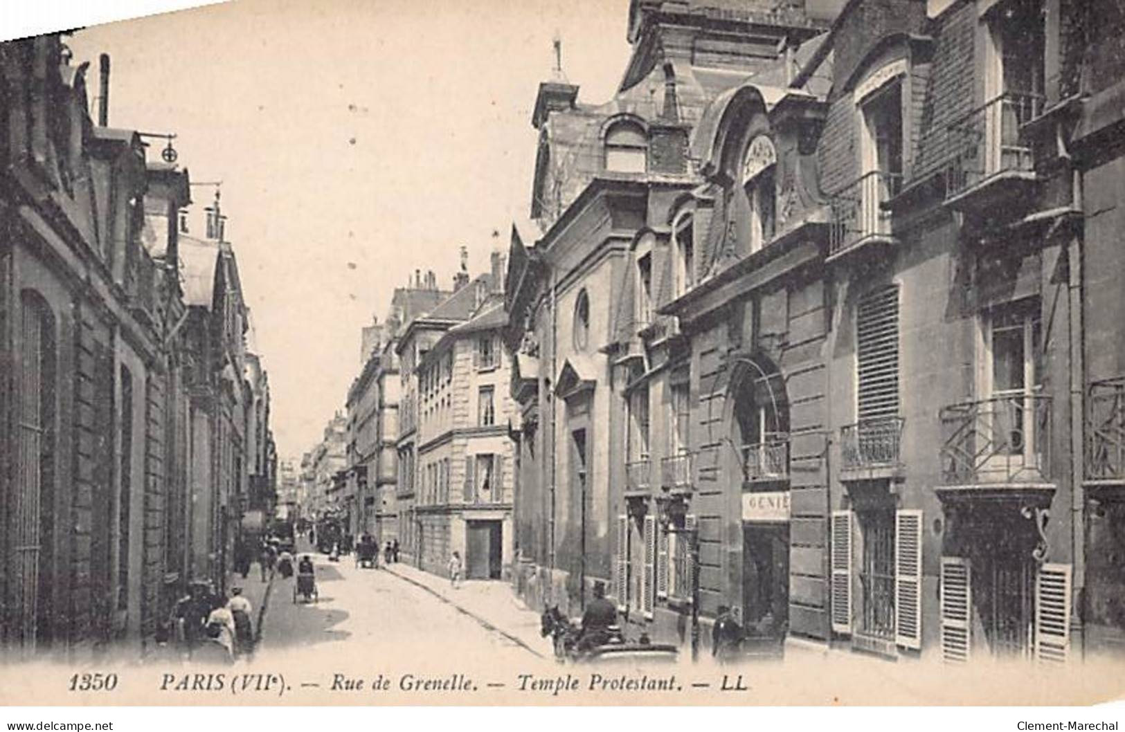 PARIS - Rue De Grenelle - Temple Protestant - Très Bon état - Arrondissement: 07