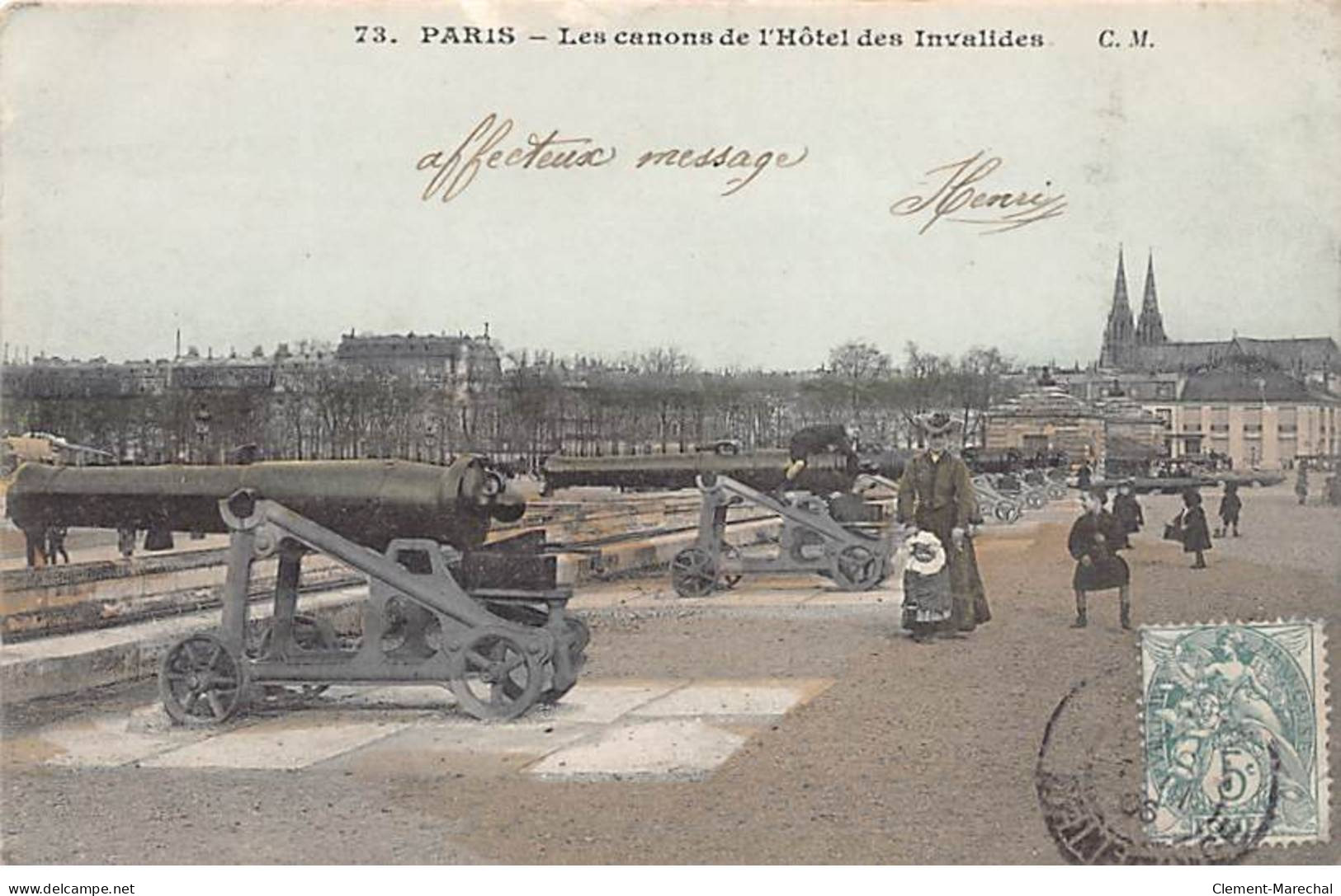 PARIS - Le Canon De L'Hôtel Des Invalides - Très Bon état - Paris (07)