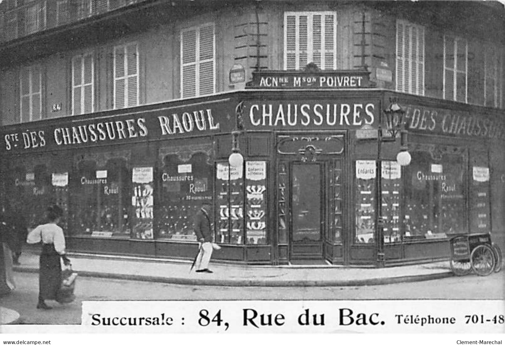 PARIS - Rue Du Bac - Succursale - Chaussures Raoul - Très Bon état - Arrondissement: 07