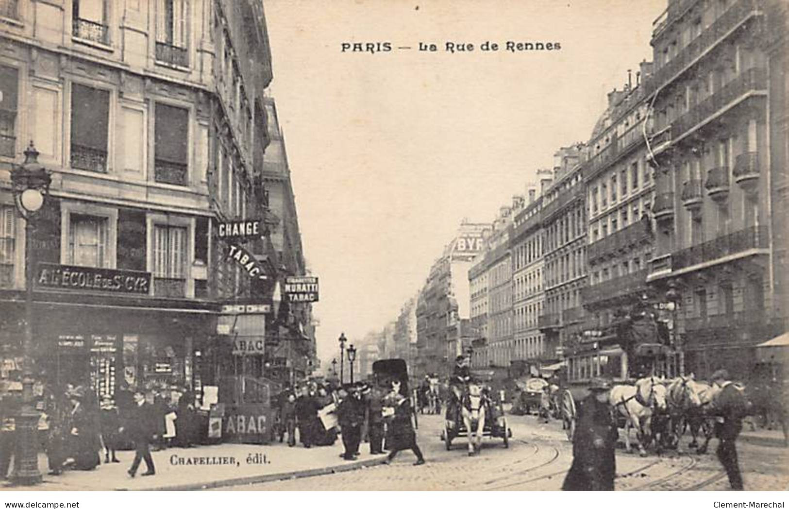 PARIS - La Rue De Rennes - Très Bon état - Arrondissement: 06