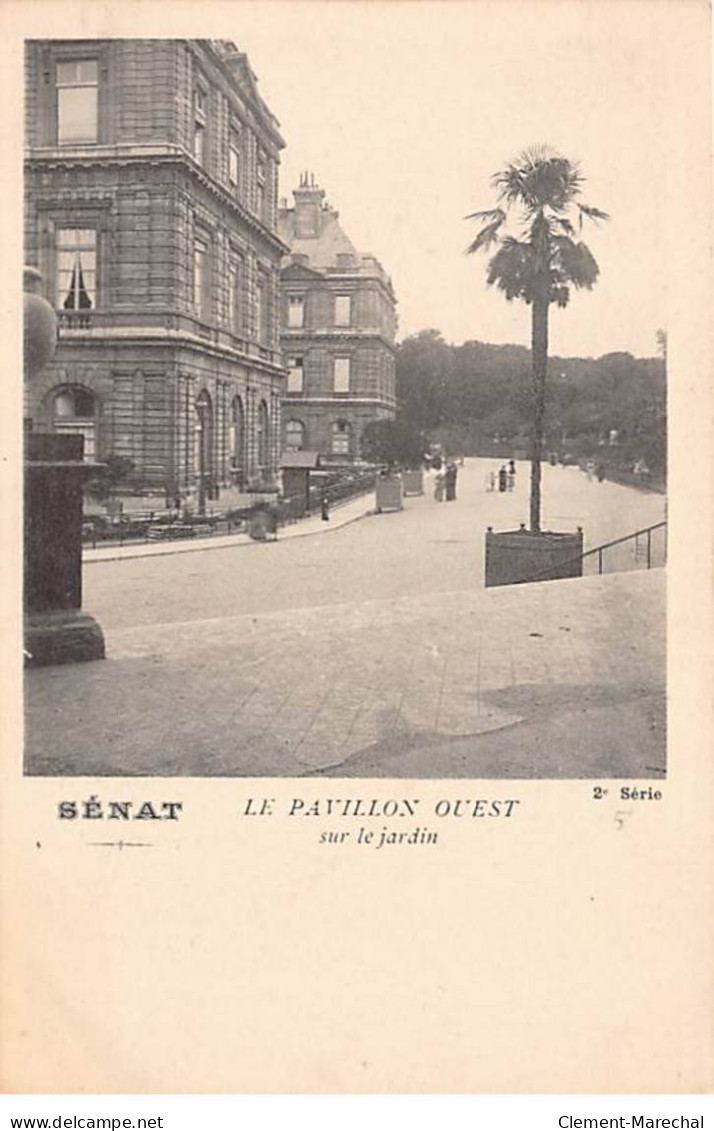 PARIS - Sénat - Le Pavillon Ouest, Sur Le Jardin - Très Bon état - Distretto: 06