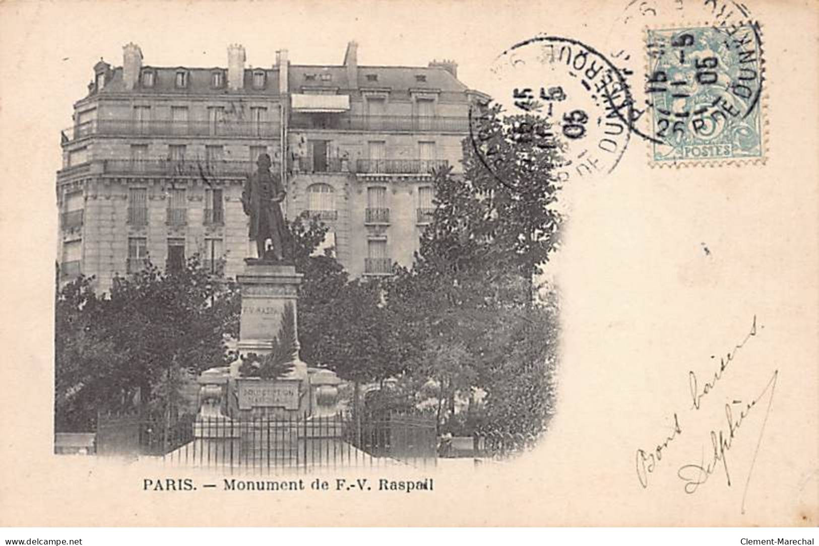 PARIS - Monument De F. V. Raspail - Très Bon état - Distrito: 06