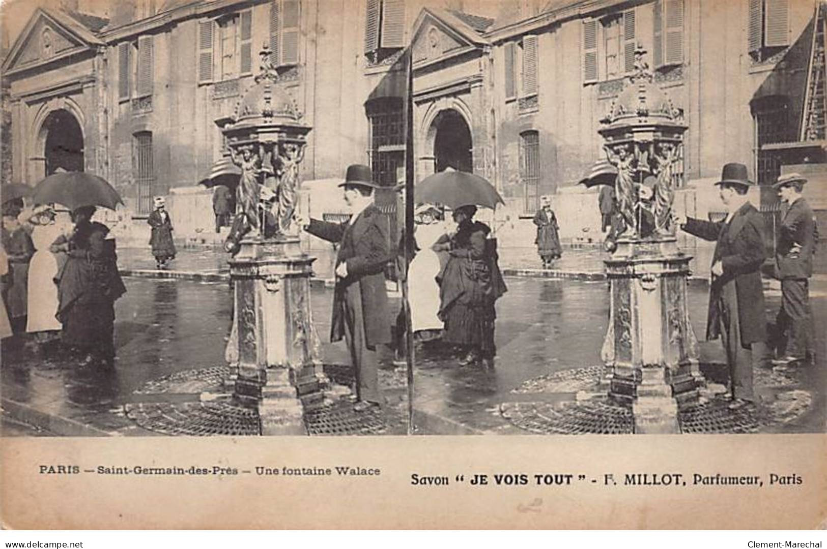 PARIS - Saint Germain Des Près - Une Fontaine Walace - Très Bon état - District 06