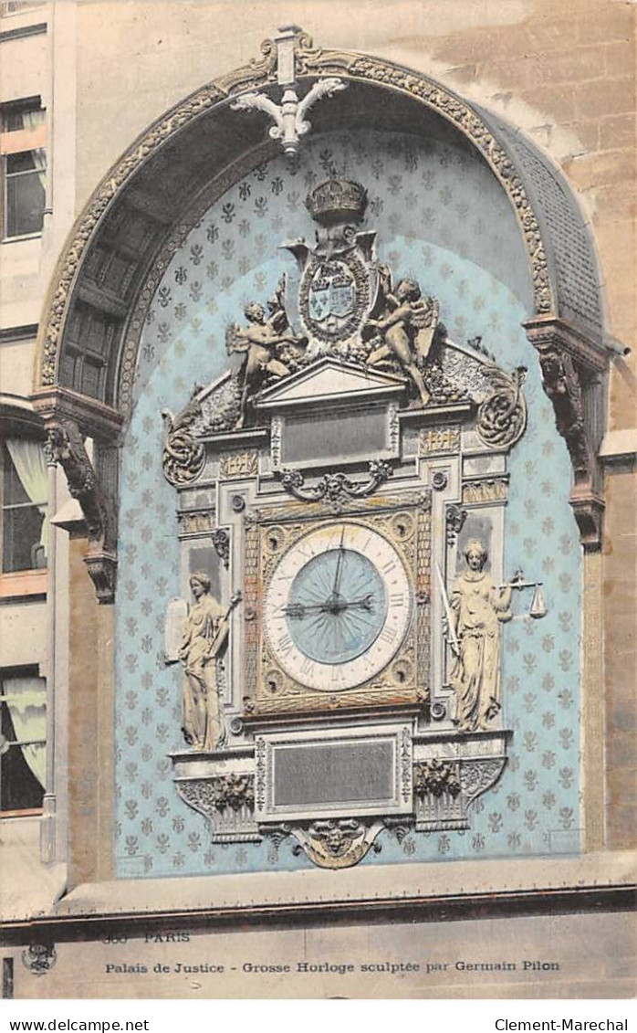 PARIS - Palais De Justice - Grosse Horloge - Très Bon état - Arrondissement: 04