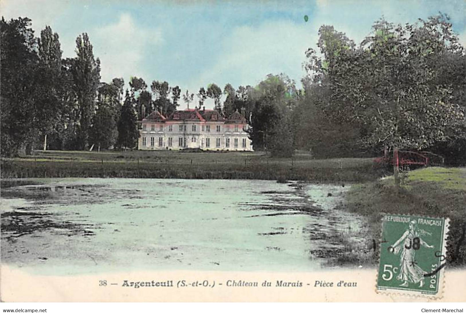 ARGENTEUIL - Château Du Marais - Pièce D'Eau - Très Bon état - Argenteuil