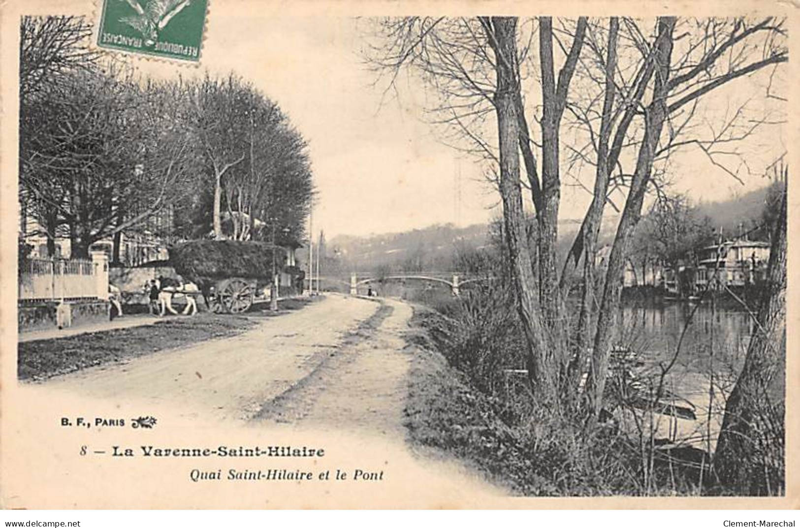 LA VARENNE SAINT HILAIRE - Quai Saint Hilaire Et Le Pont - Très Bon état - Otros & Sin Clasificación