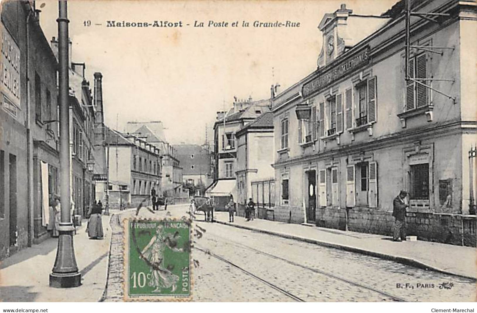 MAISONS ALFORT - La Poste Et La Grande Rue - Très Bon état - Maisons Alfort