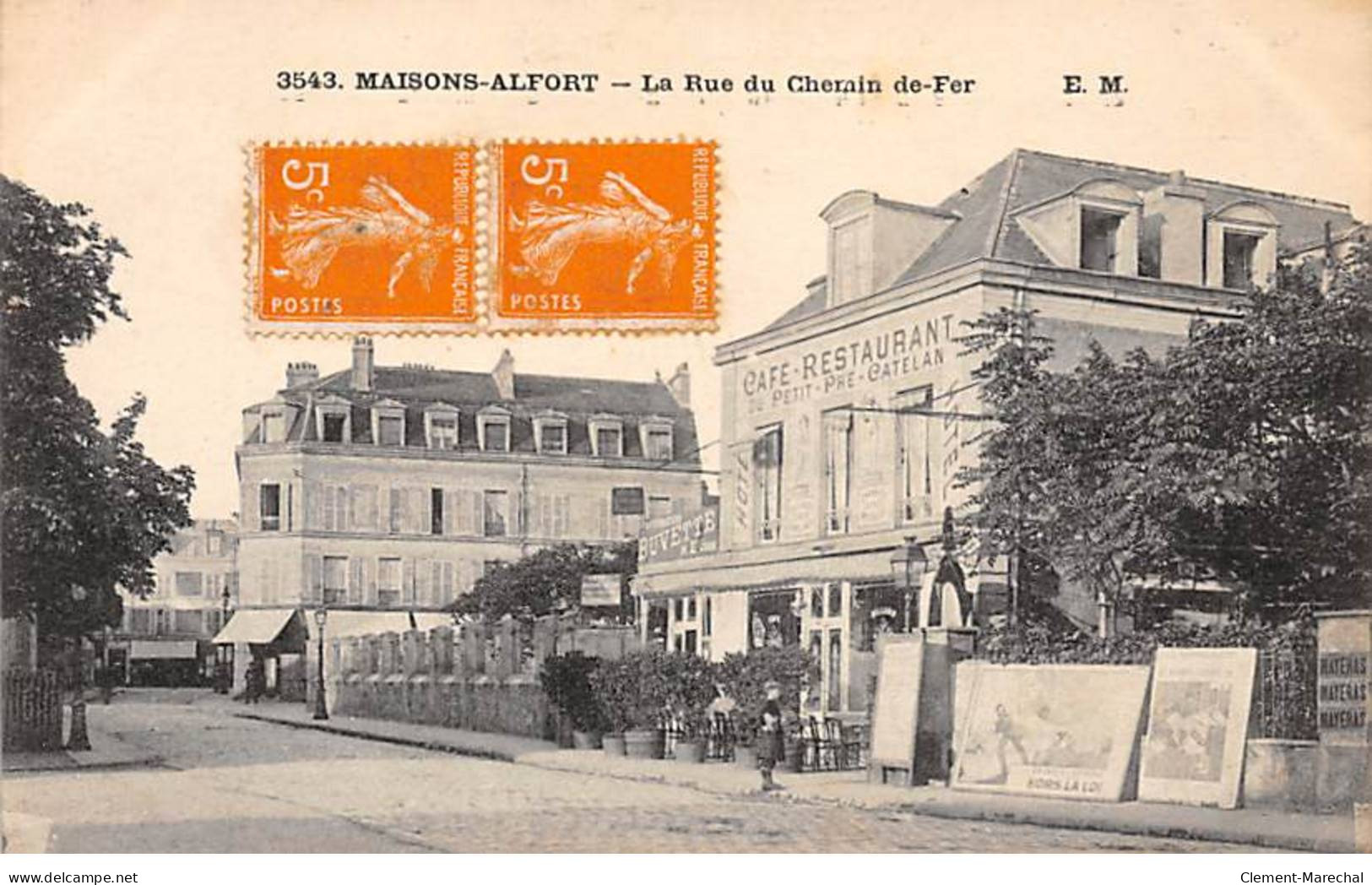 MAISONS ALFORT - La Rue Du Chemin De Fer - Très Bon état - Maisons Alfort