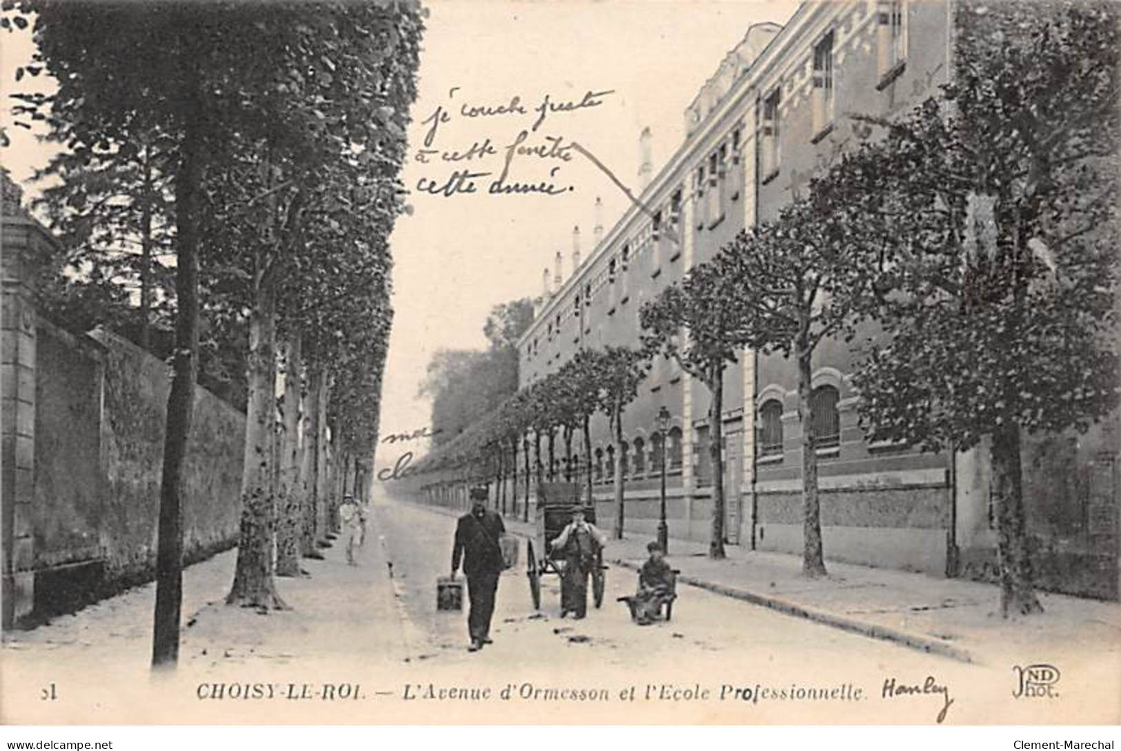 CHOISY LE ROI - L'Avenue D'Ormesson Et L'Ecole Professionnelle - Très Bon état - Choisy Le Roi