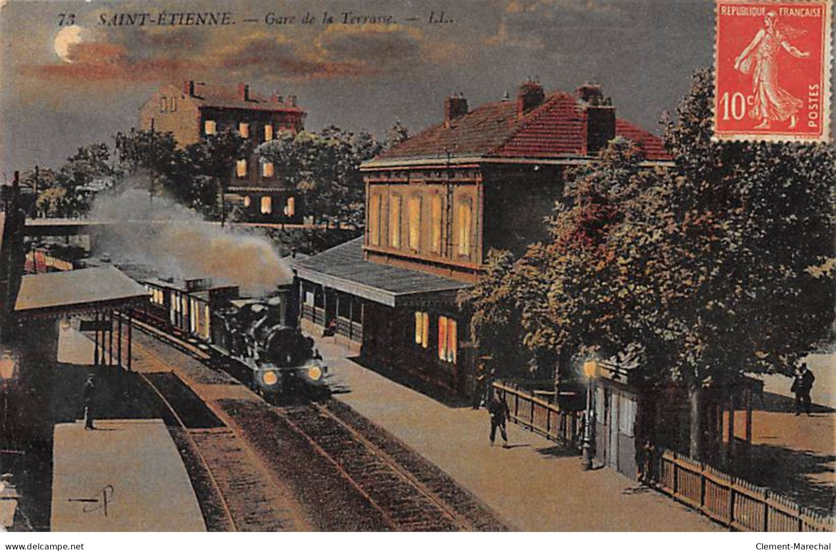 SAINT ETIENNE - Gare De La Terrasse - Très Bon état - Saint Etienne