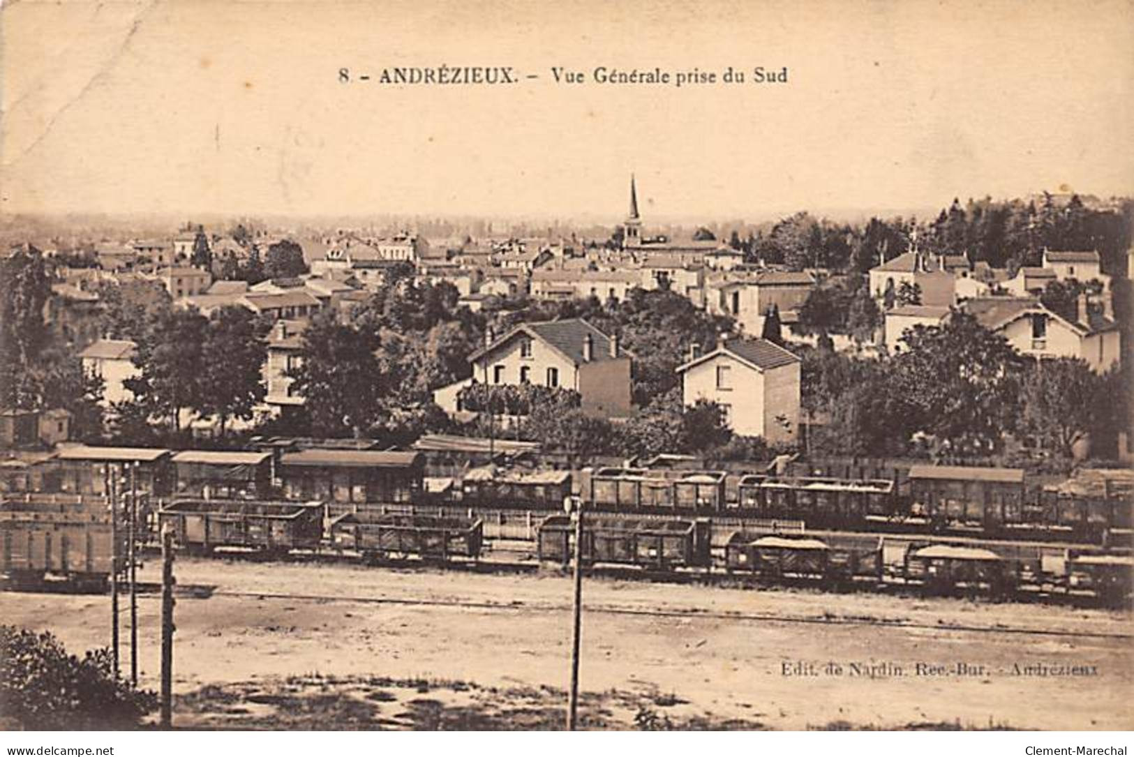 ANDREZIEUX - Vue Générale Prise Du Sud - état - Andrézieux-Bouthéon