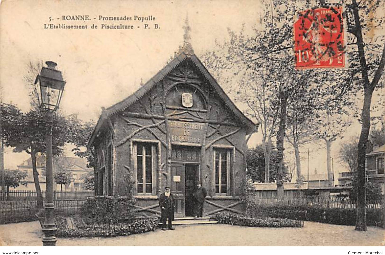 ROANNE - Promenade Populle - L'Etablissement De Pisciculture - état - Roanne