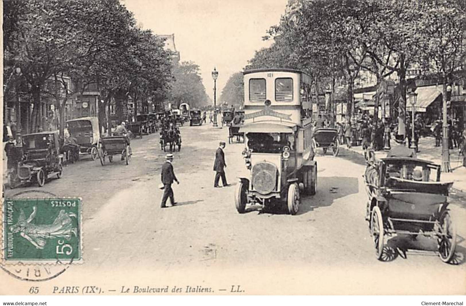 PARIS - Le Boulevard Des Italiens - état - Paris (09)