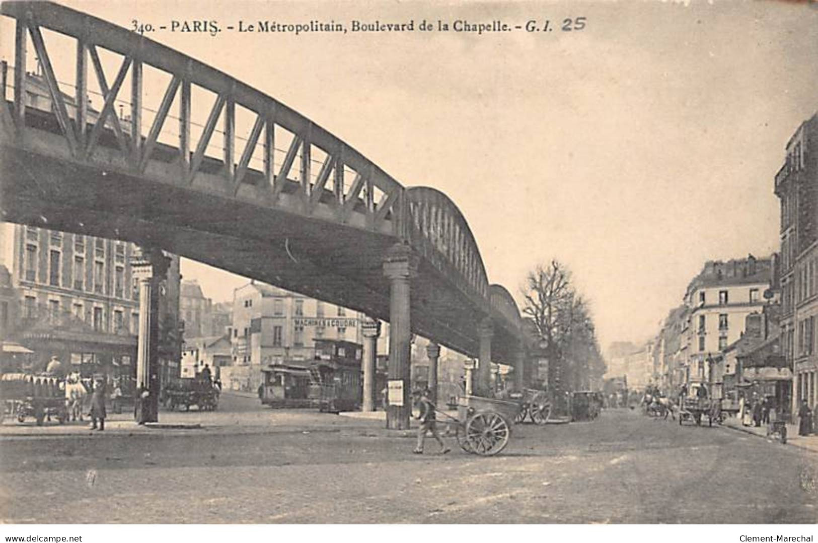 PARIS - Le Métropolitain Boulevard De La Chapelle - Très Bon état - District 09