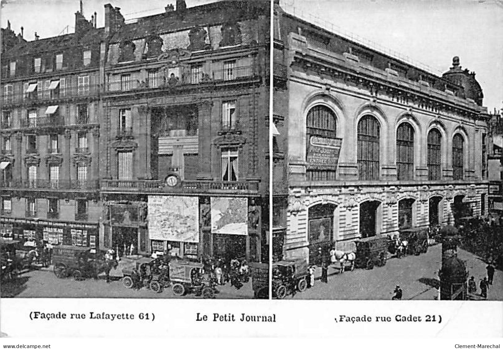 PARIS - Le Petit Journal - Façade Rue Lafayette - Très Bon état - Distretto: 09
