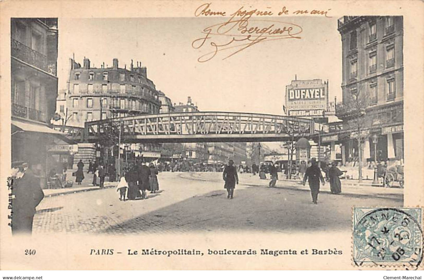PARIS - Le Métropolitain - Boulevards Magenta Et Barbès - Très Bon état - District 09
