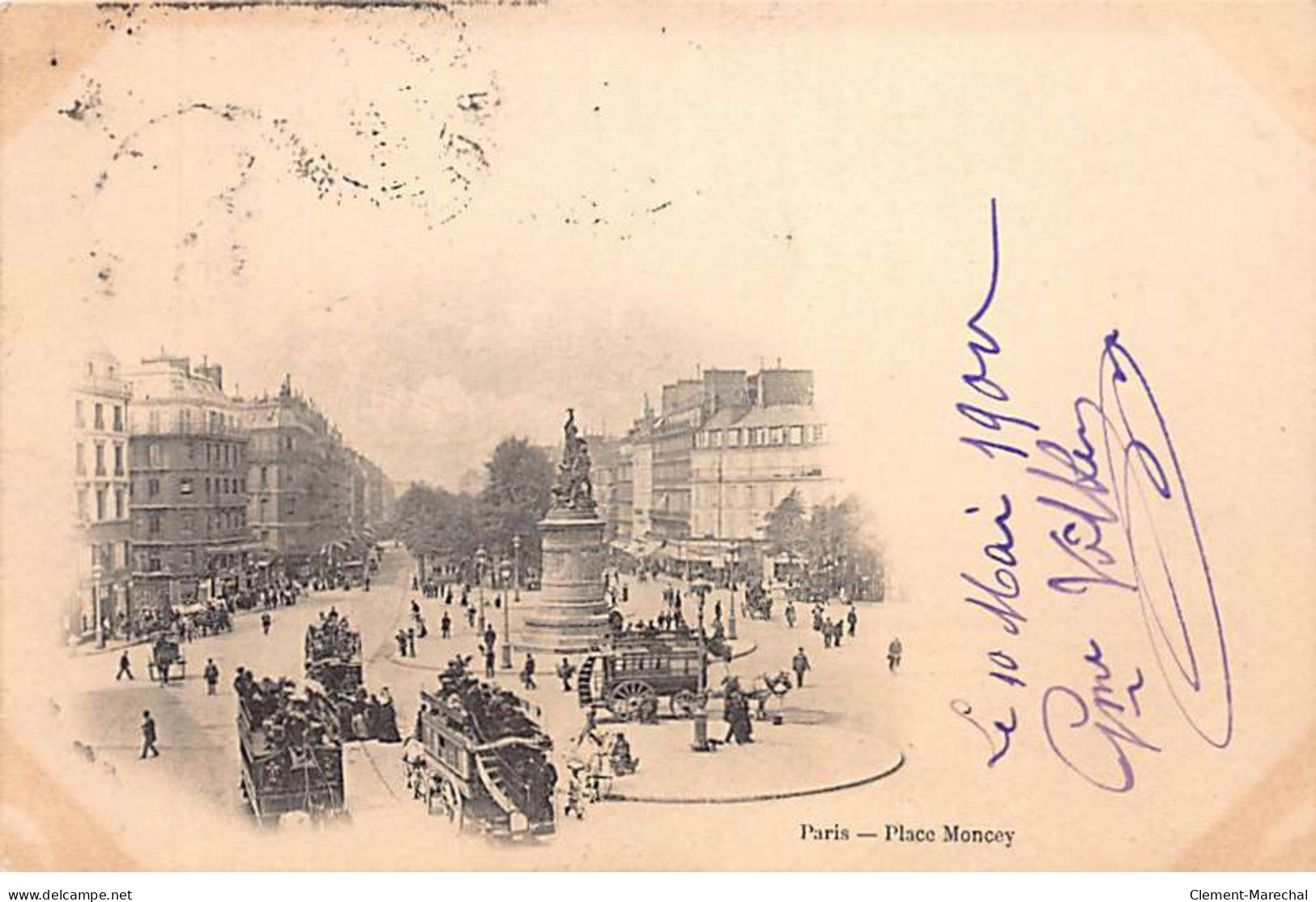 PARIS - Place Moncey - Très Bon état - Paris (09)
