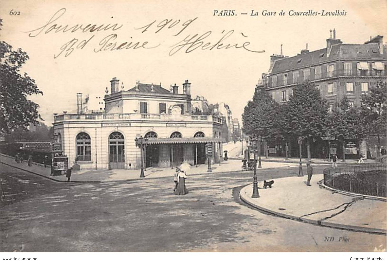 PARIS - La Gare De Courcelles Levallois - Très Bon état - Metropolitana, Stazioni