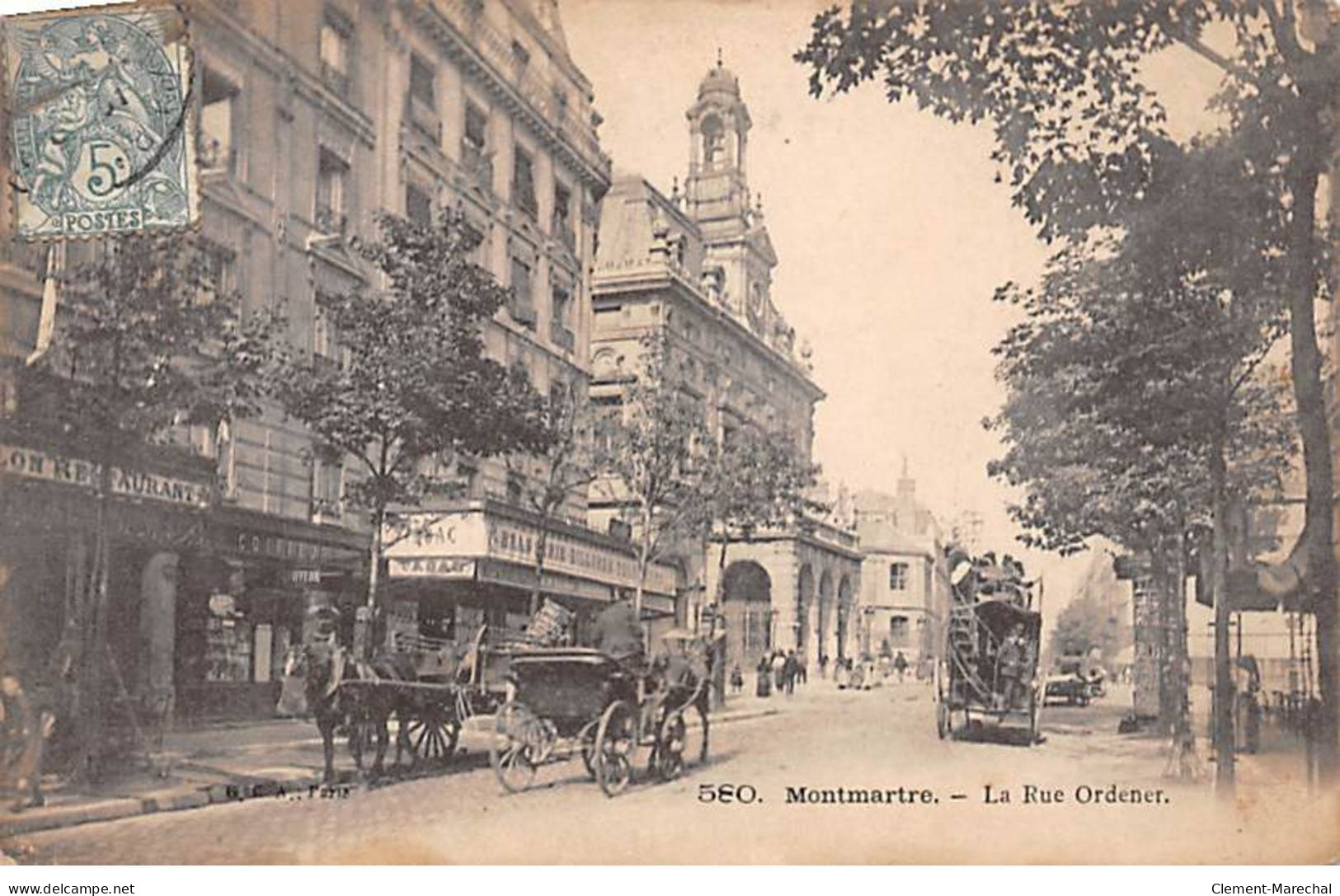 PARIS - Montmartre - La Rue Ordener - Très Bon état - District 18