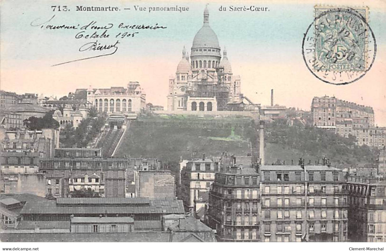 PARIS - MONTMARTRE - Vue Panoramique Du Sacré Coeur - Très Bon état - Sacré-Coeur